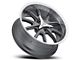 Vision Wheel Torque Gunmetal Machined Wheel; 20x8.5 (06-10 RWD Charger)