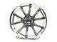 Vision Wheel Torque Gunmetal Machined Wheel; 20x9.5 (06-10 RWD Charger)