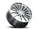Vision Wheel Axis Hyper Silver Machined Wheel; 20x8.5 (07-10 AWD Charger)