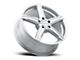 Vision Wheel Boost Silver Wheel; 20x8.5 (07-10 AWD Charger)