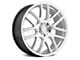 Vision Wheel Cross Hyper Silver Wheel; 20x8.5 (06-10 RWD Charger)