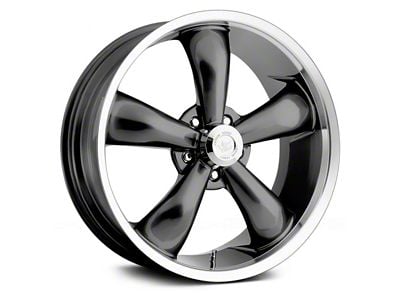 Vision Wheel Legend 5 Gunmetal Machined Wheel; 18x8.5 (06-10 RWD V6 Charger)