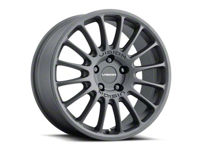 Vision Wheel Monaco Satin Black Wheel; 18x8 (07-10 AWD Charger)