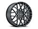 Vision Wheel Recoil Satin Black Wheel; 17x8 (07-10 AWD Charger)