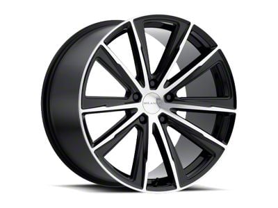 Vision Wheel Splinter Gloss Black Machined Wheel; 20x9 (07-10 AWD Charger)
