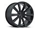 Vision Wheel Splinter Satin Black Wheel; 18x8.5 (06-10 RWD Charger)