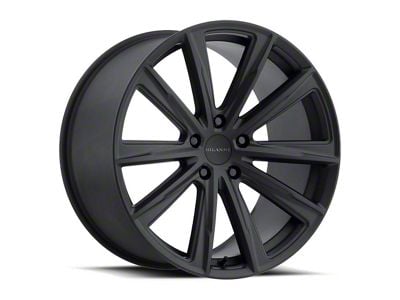 Vision Wheel Splinter Satin Black Wheel; 22x9; 20mm Offset (06-10 RWD Charger)