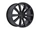 Vision Wheel Splinter Satin Black Wheel; Rear Only; 20x10.5 (07-10 AWD Charger)