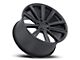 Vision Wheel Splinter Satin Black Wheel; Rear Only; 22x10.5 (06-10 RWD Charger)