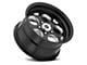Vision Wheel Sport Mag Gloss Black Milled Wheel; Front Only; 17x4.5 (06-10 RWD Charger)
