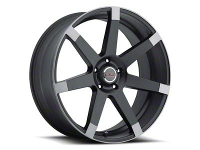 Vision Wheel Sultan Matte Black with Anthracite Spoke Wheel; 20x9; 15mm Offset (06-10 RWD Charger)