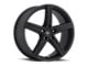 Vision Wheel Boost Satin Black Wheel; 20x8.5; 35mm Offset (10-15 Camaro)