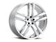 Vision Wheel Clutch Hyper Silver Wheel; 20x9; 35mm Offset (10-15 Camaro)