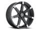 Vision Wheel Sultan Matte Black with Anthracite Spoke Wheel; 20x9; 15mm Offset (10-15 Camaro)