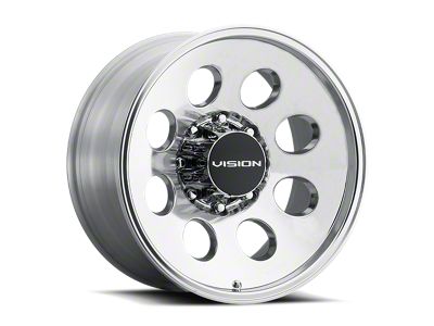 Vision Wheel Midway Polished Wheel; 15x8; -19mm Offset (94-98 Mustang)