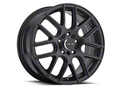 Vision Wheel Cross Matte Black Wheel; 16x7 (99-04 Mustang)