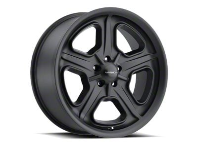 Vision Wheel Daytona Satin Black Wheel; 20x8.5; 32mm Offset (16-24 Camaro)