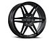 Vision Wheel Wedge Gloss Black Wheel; 20x9 (11-23 RWD Charger)