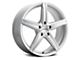 Vision Wheel Boost Silver Wheel; 20x8.5 (11-23 AWD Charger)