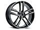 Vision Wheel Clutch Gloss Black Machined Wheel; 20x9 (11-23 RWD Charger, Excluding Widebody)