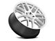 Vision Wheel Cross Hyper Silver Wheel; 20x8.5 (11-23 RWD Charger, Excluding Widebody)