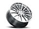 Vision Wheel Axis Hyper Silver Machined Wheel; 20x8.5 (21-24 Mustang Mach-E)