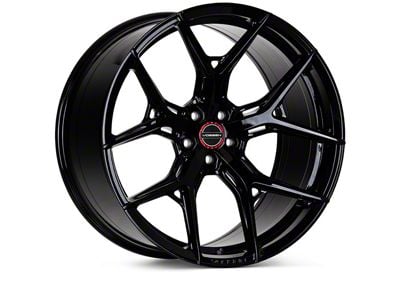 Vossen HF5 Gloss Black Wheel; Front Only; 20x9; 32mm Offset (05-09 Mustang)