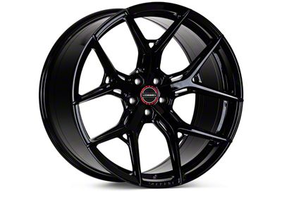 Vossen HF5 Gloss Black Wheel; Front Only; 20x9; 32mm Offset (10-14 Mustang)