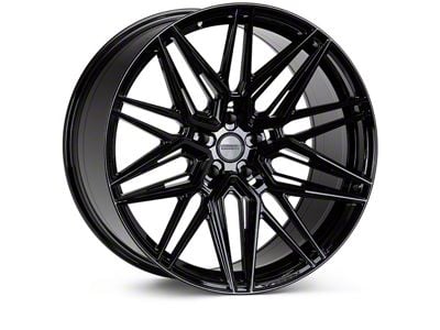 Vossen HF7 Gloss Black Wheel; Front Only; 20x9; 32mm Offset (10-14 Mustang)