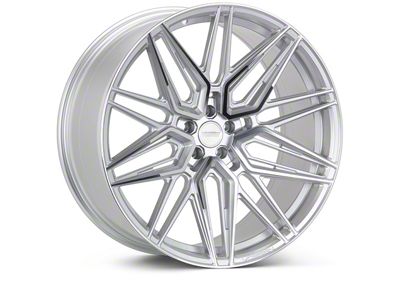 Vossen HF7 Silver Polished Wheel; Rear Only; 20x10.5; 45mm Offset (10-14 Mustang)