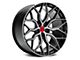 Vossen HF2 Brushed Gloss Black Wheel; Rear Only; 20x10.5 (16-24 Camaro)