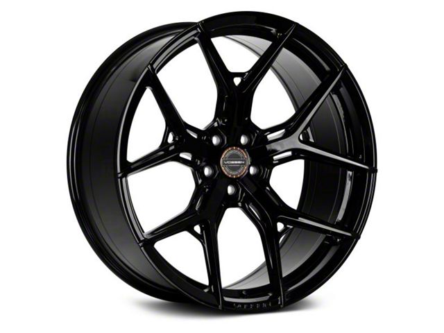 Vossen HF5 Gloss Black Wheel; Rear Only; 20x10.5 (16-24 Camaro)