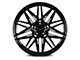 Vossen HF7 Gloss Black Wheel; Rear Only; 20x10.5 (16-24 Camaro)