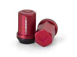 Vossen Red Lug Nuts; M14 x 1.5; Set of 20 (20-24 Corvette C8)