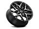 Voxx Paso Gloss Black Machined Wheel; 18x8 (05-09 Mustang GT, V6)