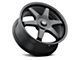Voxx Riva Matte Black Wheel; 18x8 (05-09 Mustang GT, V6)