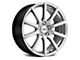 Voxx Este Bright Silver Wheel; 18x8 (10-14 Mustang GT w/o Performance Pack, V6)