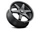 Voxx Riva Matte Black Wheel; 18x8 (2024 Mustang EcoBoost w/o Performance Pack)