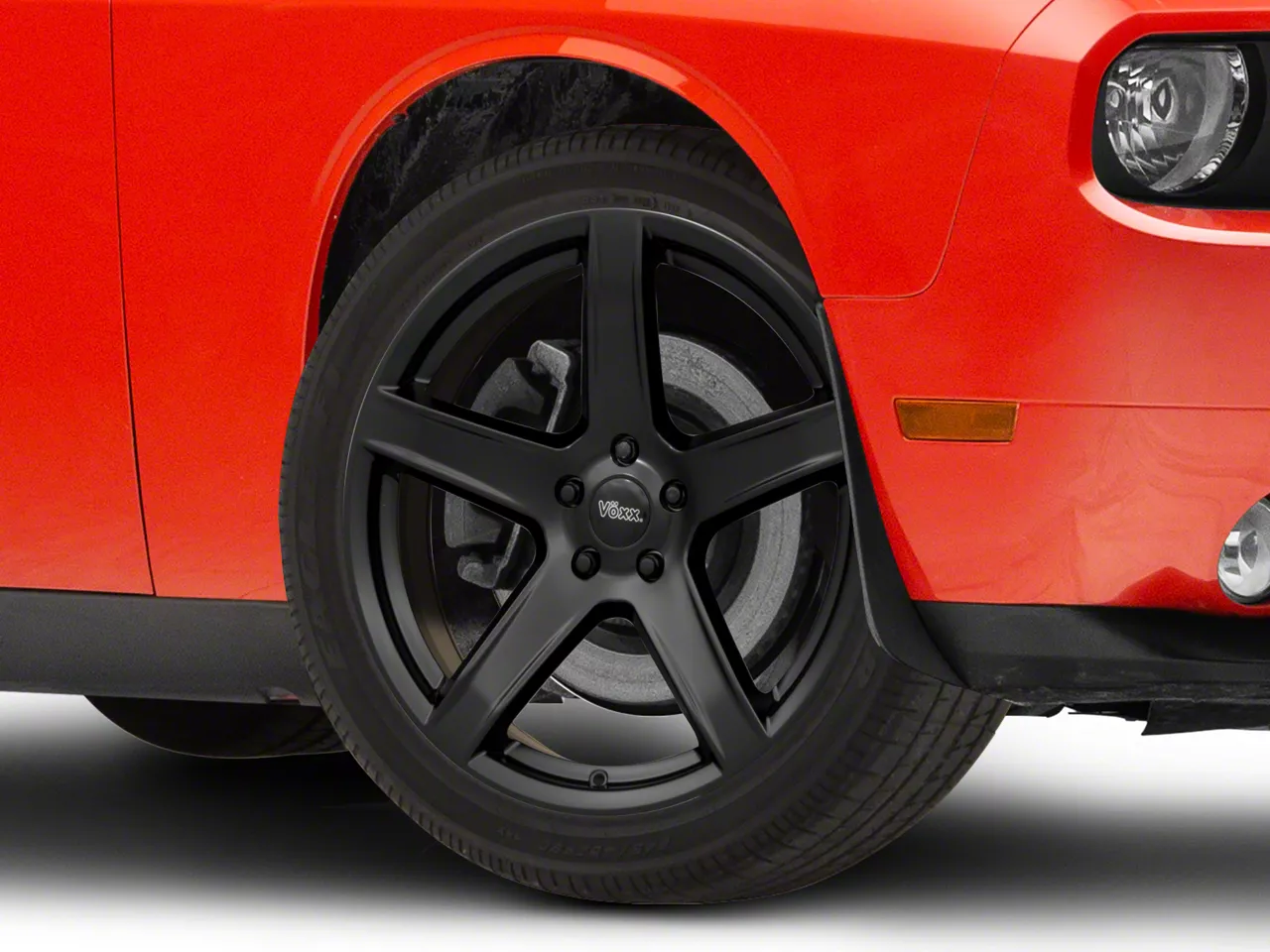 Voxx Replica Challenger Hellcat 2 Style Matte Black Wheel; 20x9.5 