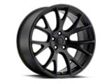 Hellcat Style Matte Black Wheel; 20x9; 20mm Offset (08-23 RWD Challenger)