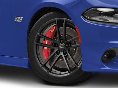 Hellcat Widebody 2 Style Matte Black Wheel; 20x11; -2.50mm Offset (20-23 Charger Widebody)