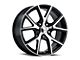 Voxx Lumi Gloss Black Machined Wheel; Rear Only; 20x10 (11-23 RWD Charger)