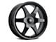 Voxx Riva Matte Black Wheel; 18x8 (21-24 Mustang Mach-E)
