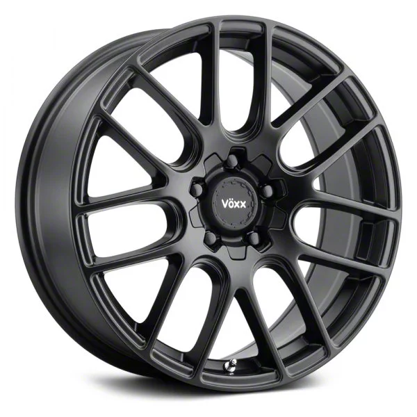 Voxx Mustang Orso Matte Black Wheel; 18x8 ORS 880-5008-40 MB (15-23 ...