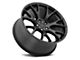 Voxx Replica Hellcat Matte Black Wheel; 22x9 (11-23 RWD Charger, Excluding Widebody)