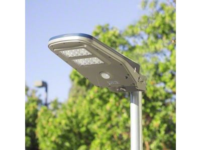 Solar and LED Floodlight; 2000 Lumen