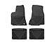 Weathertech All-Weather Front and Rear Rubber Floor Mats; Black (06-10 Charger)
