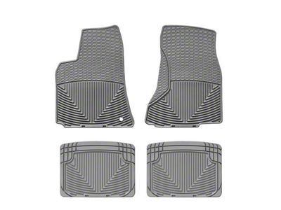 Weathertech All-Weather Front and Rear Rubber Floor Mats; Gray (06-10 Charger)