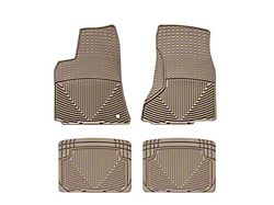 Weathertech All-Weather Front and Rear Rubber Floor Mats; Tan (06-10 Charger)