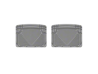 Weathertech All-Weather Rear Rubber Floor Mats; Gray (06-11 Charger)